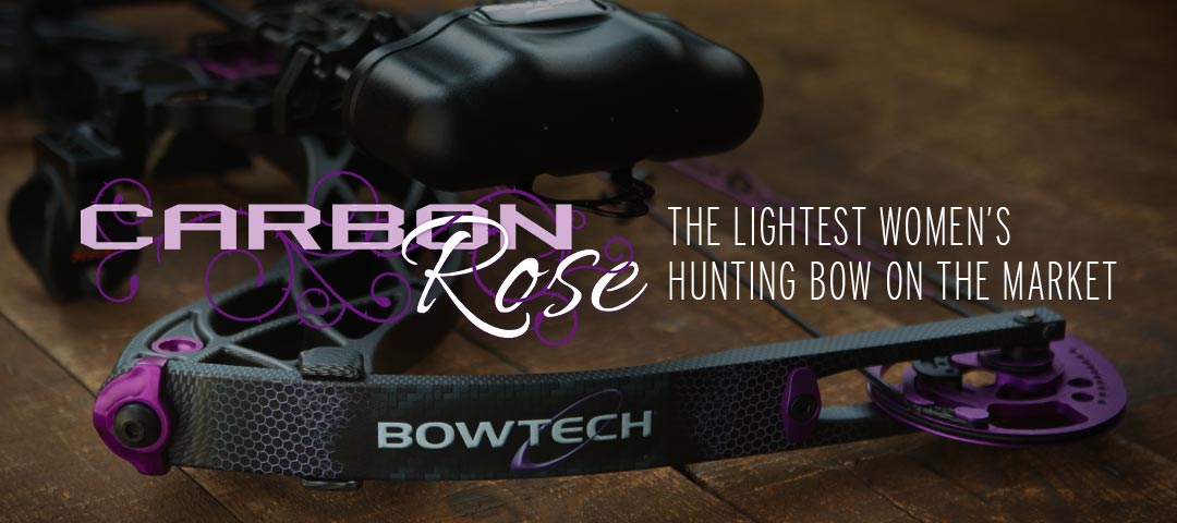 Carbon Rose - The lightest women's hunting bow on the market