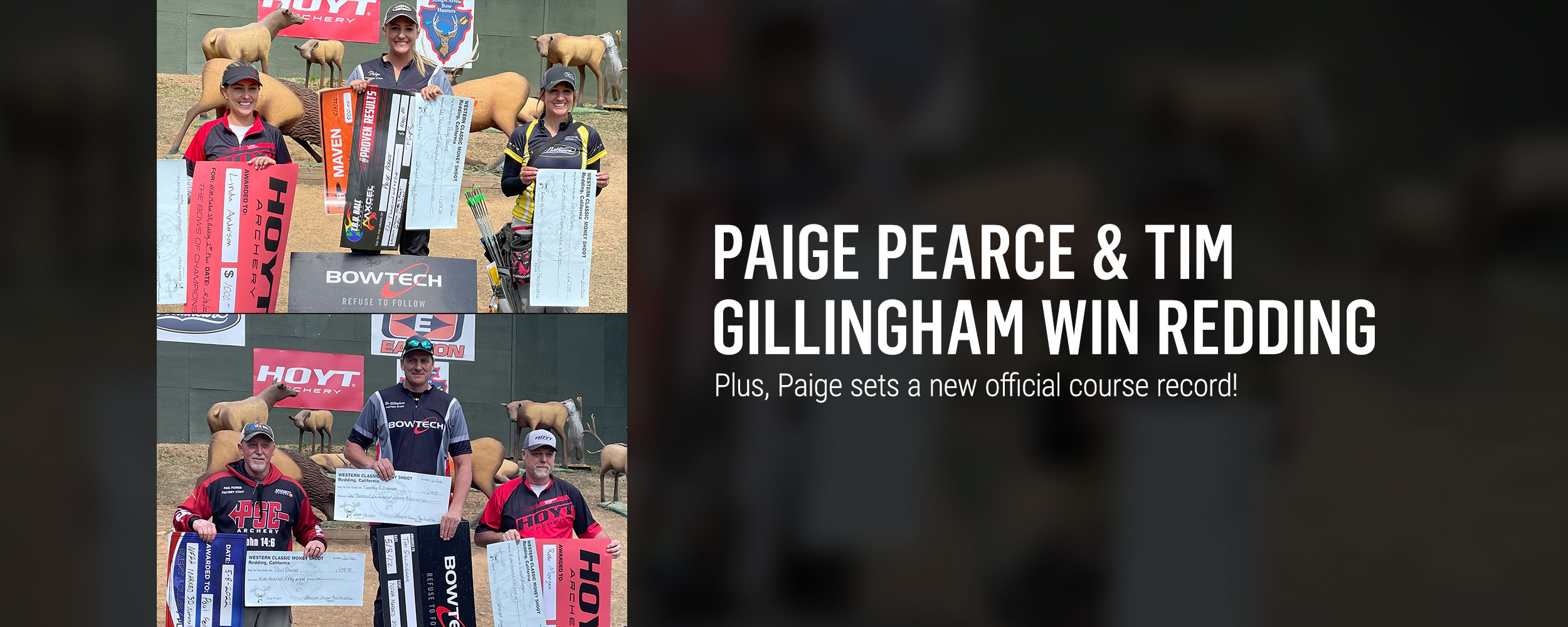 Paige Pearce and Tim Gillingham win Redding