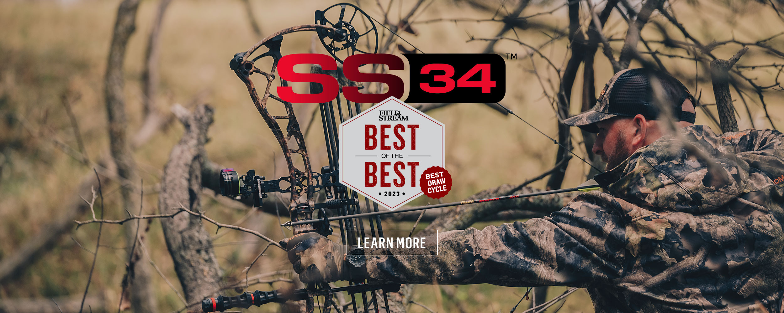 SS34 Hunting Bow - Winner Best Draw Cycle Field & Stream Best Compound Bows 2023